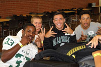 Frosh Students Before the DLS-CHS Mixer, Cropped Photo